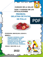 Tema:: Gelatina de Patas de Pollo