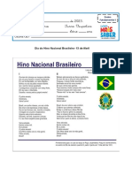 Hino Nacional Brasileiro 13 Abril
