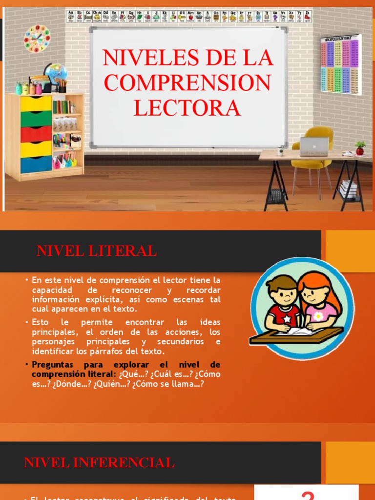 NIVELES DE COMPRENSION LECTORA | PDF