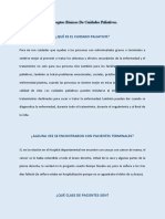 Conceptos Básicos de Cuidados Paliativos