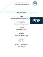 Investigación - Bases Inmunológicas de La Vida