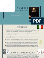 Galileu Galilei: Análise Crítica Do Discurso