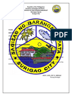 Barangay Clearance: THIS IS TO CERTIFY That LUSINO P. PATIGA, 41 Years Old, Filipino, Married