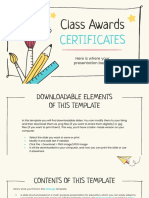 Class Awards: Certificates