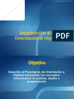 Introducción A La Orientación A Objetos