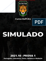 Simulado EsPCEx 2021: Português, Literatura, Física, Química e Redação
