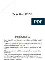 Taller Final Canales 2020-1