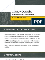 Clase 004 INMUNOLOGIA Activación de Linfocitos T 2022-1