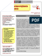 Boletín de Farmacovigilancia y Tecnovigilancia: Editorial