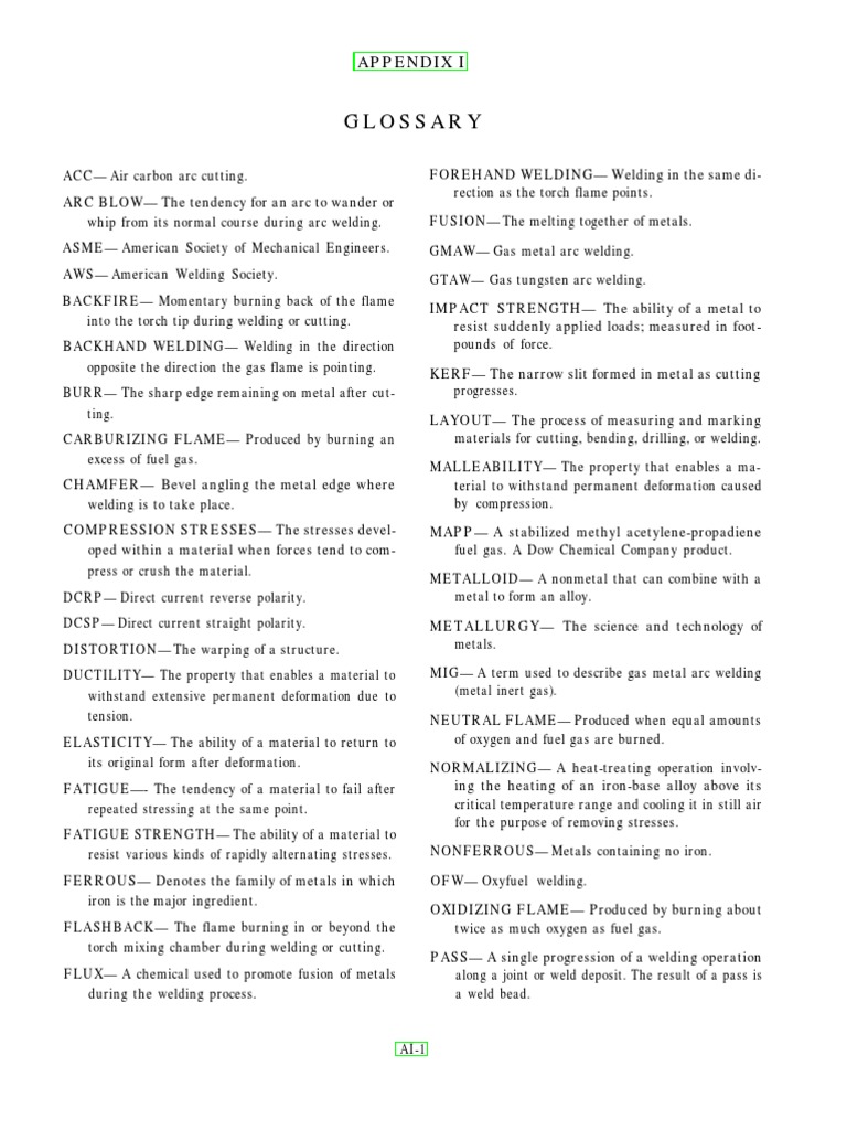 Welding Terminology and Definitions | PDF