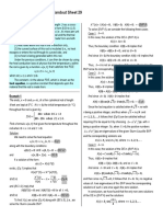 Differential Equations 1 - Handout Sheet 29: Solving The Heat Equation