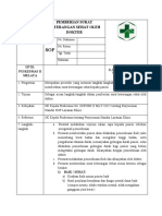 18. SURAT KETERANGAN SEHAT OLEH DOKTER