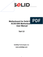 User Manual of Motherboard for Solid Xilinx XC3S1000 Motherboard