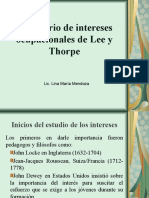 Inventario de Intereses Ocupacionales de Lee y Thorpe: Lic. Lina María Mendoza