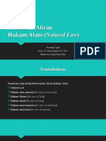 Pemikiran Aliran Hukum Alam (Natural Law)