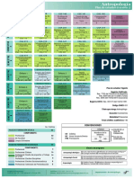 Plan de estudios de Antropología en 8 semestres