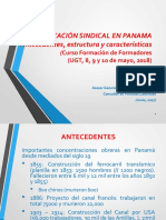 Ugt Organizacion Sindical en Panama Estructura y Caracterisiticas 2018
