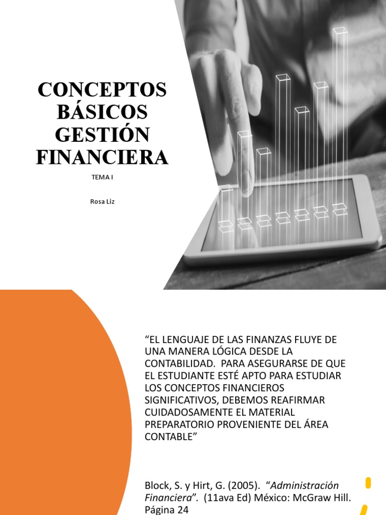 Conceptos Básicos Gestión Financiera: Tema I Rosa Liz | PDF ...
