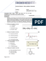 Terceros. Química. Ii Parcial. Ii Quimestre...