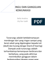 Tuna Rungu Dan Gangguan Komunikasi: Bella Analina Lily Nur Izatti