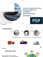 Tipo de Transporte en Operaciones de Comercio Internacional