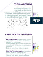 CAP III Estrutura Cristalina Slides