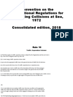 Convention On The International Regulations For Preventing Collisions at Sea, 1972 Consolidated Edition, 2018