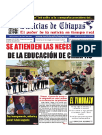 Periódico Noticias de Chiapas, Edición Virtual Miércoles 26 de Abril de 2023