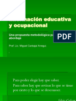 Información educativa y ocupacional última version.pps