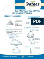 Relaciones Angulares Entre Líneas Notables