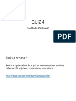 Quiz 4: From Monday 17 To Friday 23