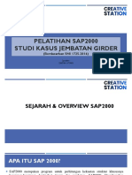 Pelatihan Sap2000 Studi Kasus Jembatan Girder: (Berdasarkan SNI 1725-2016)