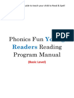 Young Readers: Phonics Fun Reading Program Manual