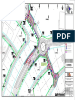 Key plan for road layout and kerb design