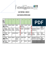 Timetable 4-D