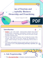 Forms of Tourism and Hospitality Business Ownership and Franchising