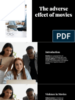 Negative Effects of Movies on Society & Individuals