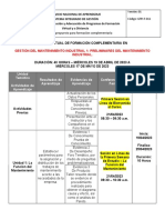 Gestión Del Mantenimiento Industrial 1: Preliminares Del Mantenimiento Industrial