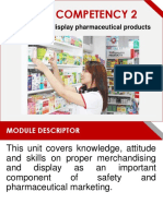 Arrange and Display Pharmaceutical Products