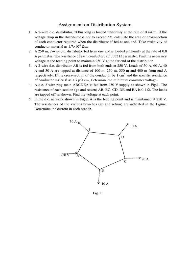 Distribution System | PDF | Electrical Conductor | Electrical