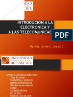 Introducion A La Electronica Y A Las Telecomunicaciones: Mg. Ing. Jorge L. López C