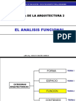 El Analisis Funcional: Teoria de La Arquitectura 2