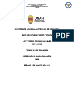 Ejercicios I Parcial. Principios de Economía 