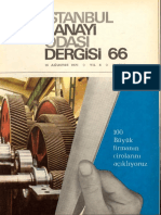 İstanbul Sanayi Odasi Dergisi 66: Büyük Firmanın Cirolarını Açıklıyoruz