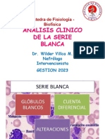 Analisis Clinico de La Serie Blanca: Catedra de Fisiología - Biofísica