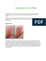 Ergonomic Stretches For The Office