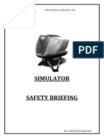 Simulator Safety Briefing: Rev 1 Dated 15 December 2015