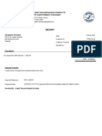 Receipt: Liquid Telecommunications Rwanda LTD T/A Liquid Intelligent Technologies