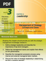 Leadership: Strategic Management