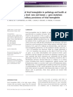 Int J Lab Hematology - 2013 - Amato - Interpreting Elevated Fetal Hemoglobin in Pathology and Health at The Basic